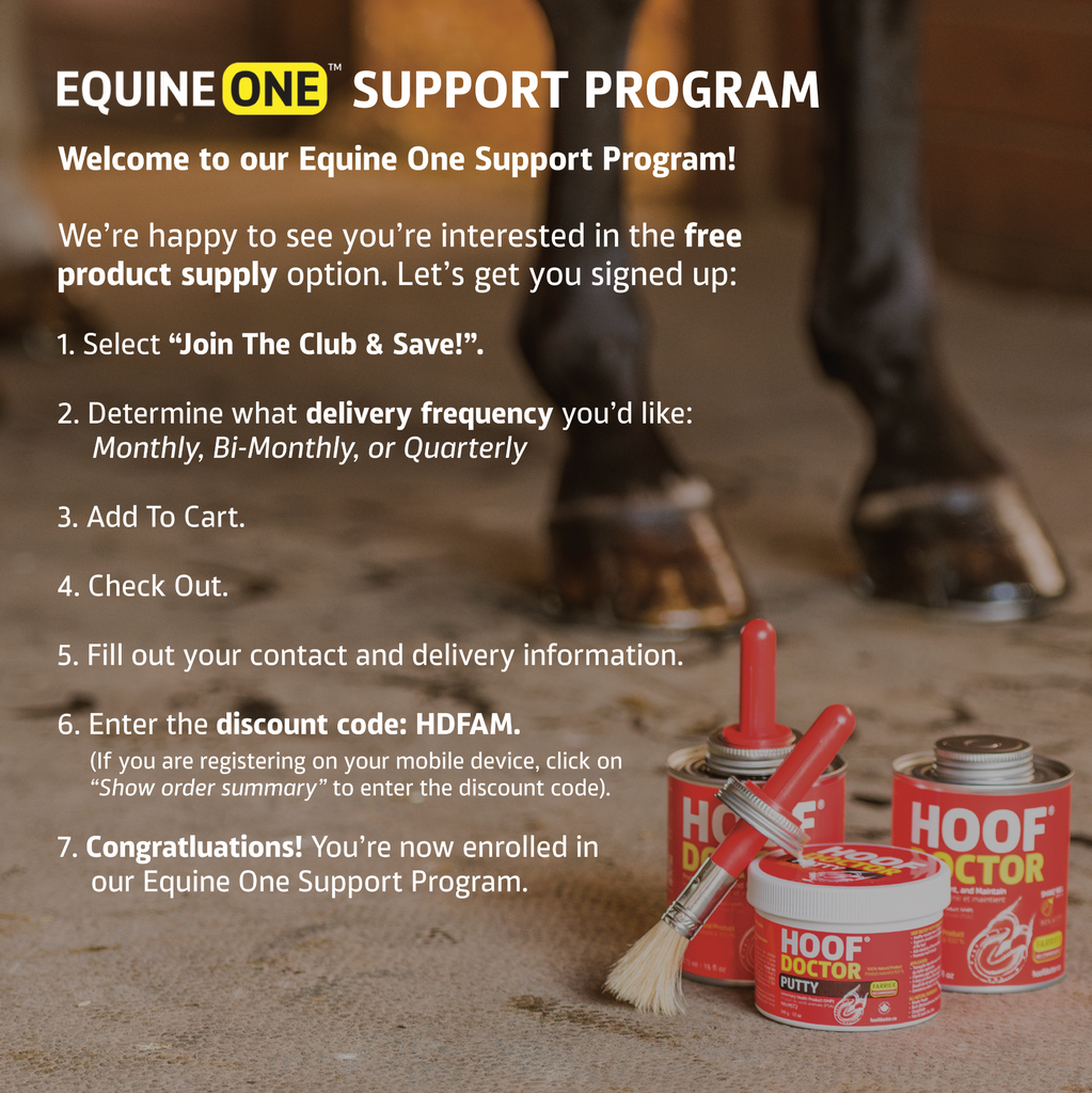 Equine One Support Program